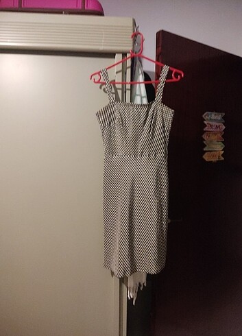 Laundry Kareli elbise