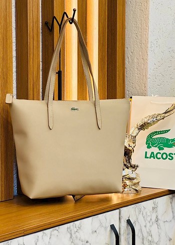 Beden Lacoste Kahverengi Deri Kadın Çanta