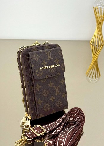 Kahverengi Deri Louis Vuitton Kadın Çapraz Çanta