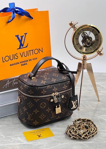 Louis Vuitton Kahverengi Deri Baskılı Kadın Çanta