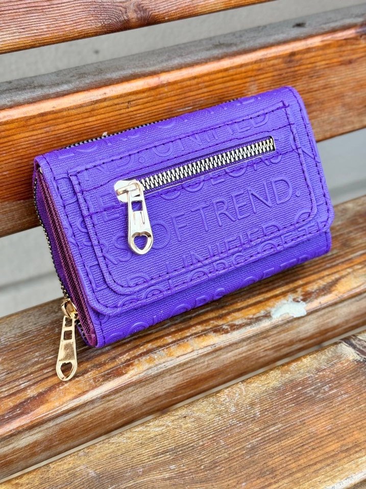 Kadın Mavi Denim Fermuarlı Cüzdan - Görsel 5