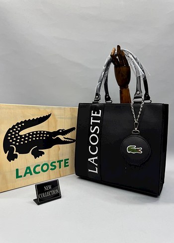 Lacoste Lacoste Lacivert Deri Kadın Çanta