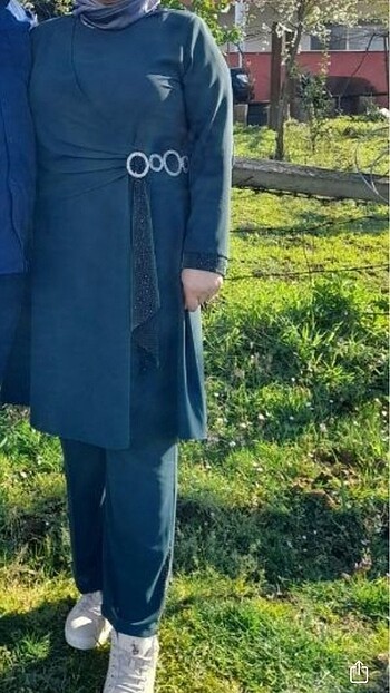 50 Beden haki Renk İkili takım