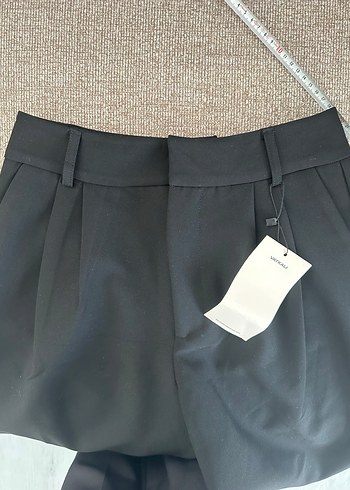 Siyah Kadın Kumaş Pantolon - Görsel 6