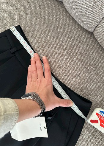 Siyah Kadın Kumaş Pantolon - Görsel 9