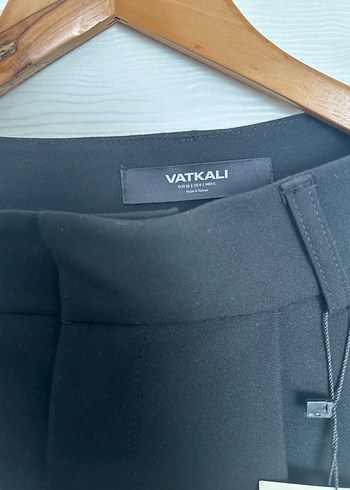 Siyah Kadın Kumaş Pantolon - Görsel 3