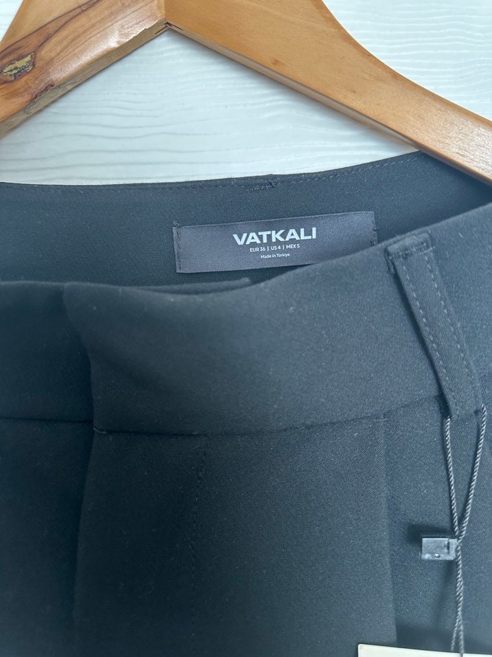 Siyah Kadın Kumaş Pantolon - Görsel 3