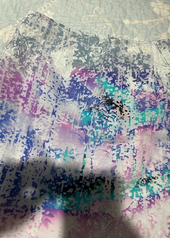 Bohem Midi Bağlama Desenli Drapeli Etek koton yazlık etek - Görsel 2