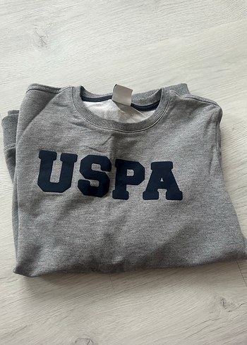 USPA Gri Erkek Çocuk Sweatshirt Uzun Kollu - Görsel 2