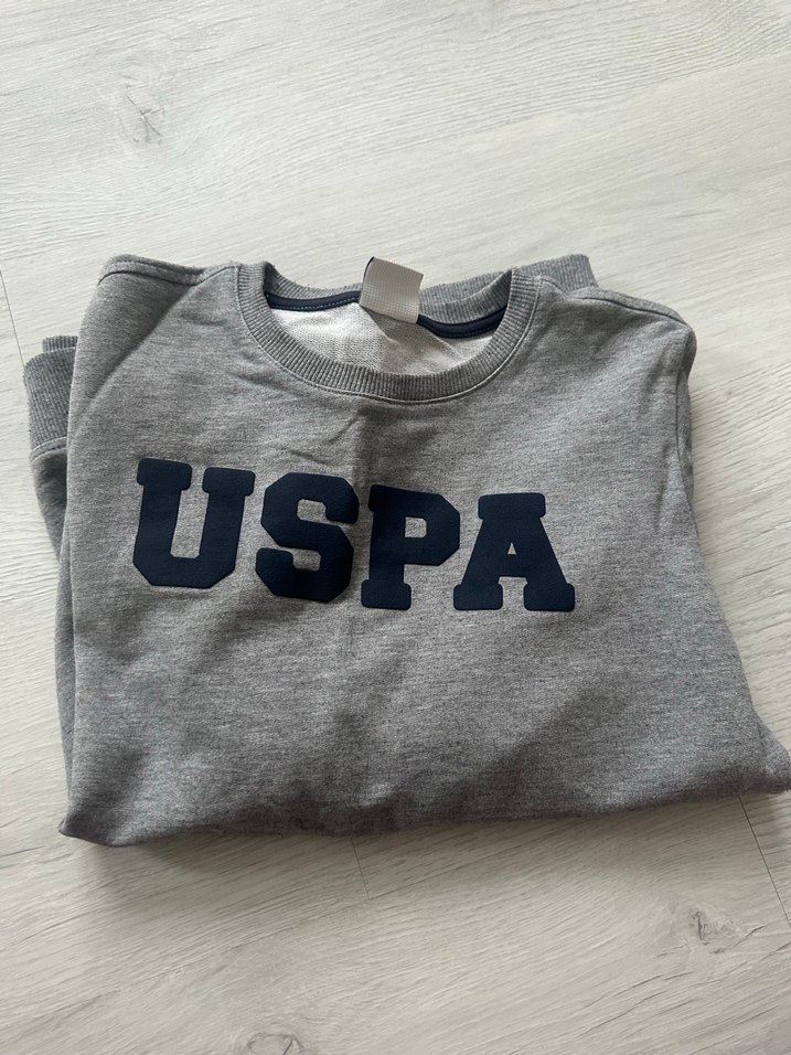 USPA Gri Erkek Çocuk Sweatshirt Uzun Kollu - Görsel 2