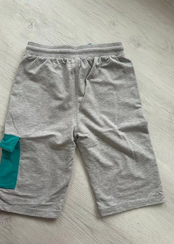 Gri Erkek Çocuk Rahat Kesim Şort - Görsel 2