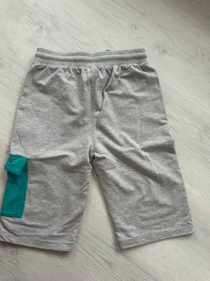 Gri Erkek Çocuk Rahat Kesim Şort - Görsel 2
