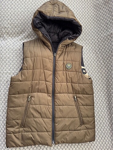 Zara çift taraflı anorak yelek