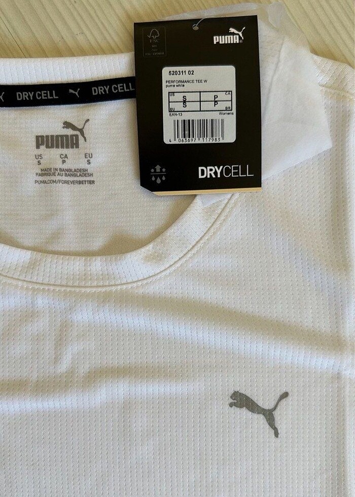 Puma beyaz kadın tişört - Görsel 2