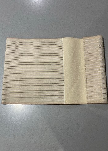 Bej Göbek Korsesi - Texslim M Bedeni - Görsel 2