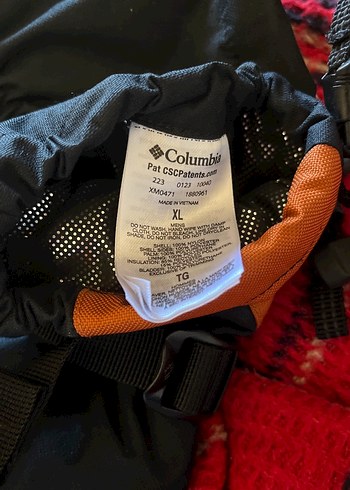 Orjinal USA columbia Erkek Turuncu Deri
 Siyah Eldiven - Görsel 4