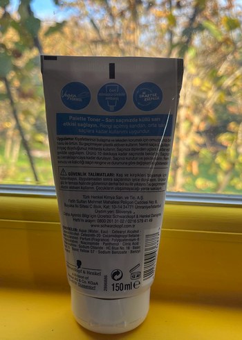 Palette Küllü Sarı Toner Yarı Kalıcı - Görsel 2