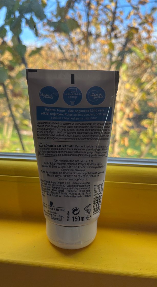 Palette Küllü Sarı Toner Yarı Kalıcı - Görsel 2