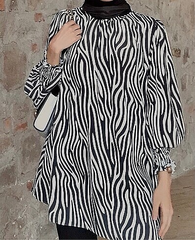 Zebra Desen Tunik