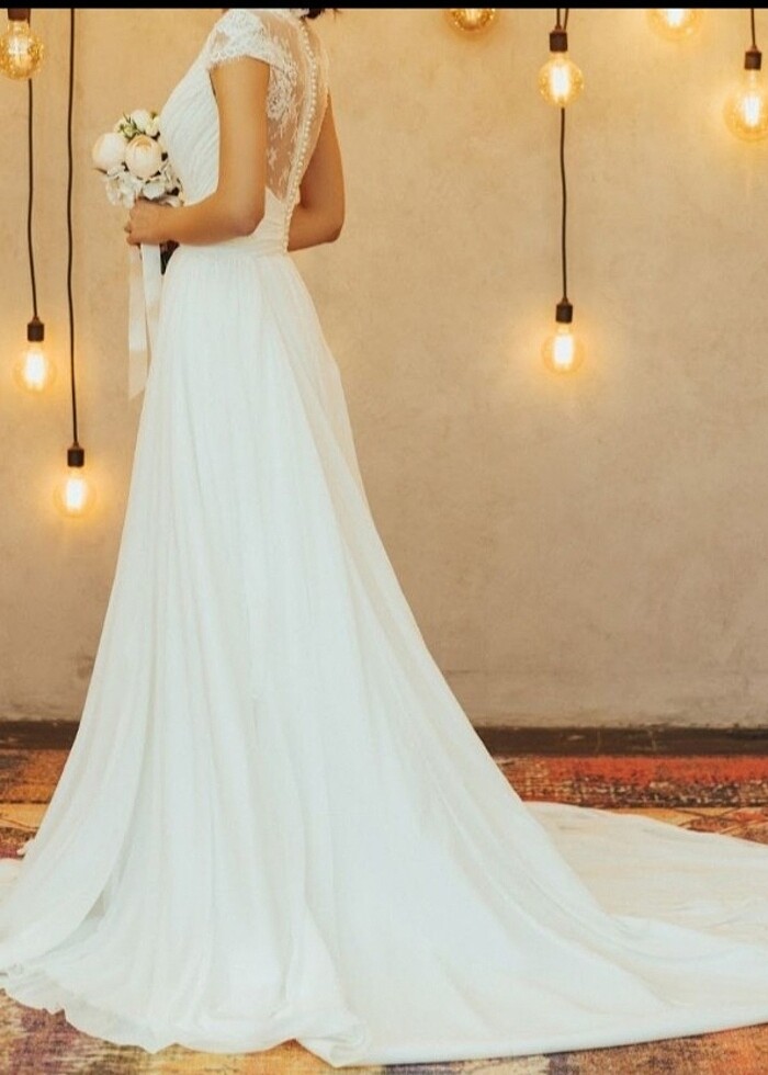 Özel dikim vintage model gelinlik - Görsel 2