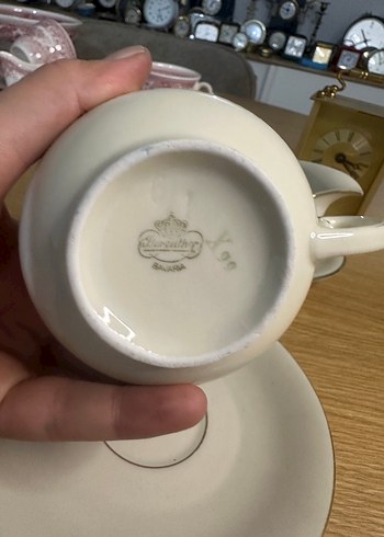 Beyaz İnce Kenarlı Porselen Çay fincanı - Görsel 3