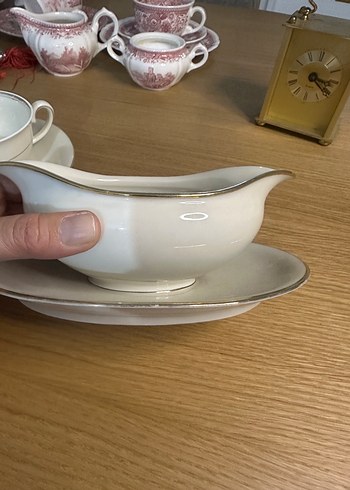 Beyaz İnce Kenarlı Porselen Çay fincanı - Görsel 7