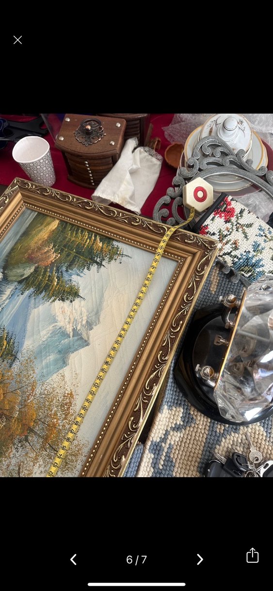 Altın Çerçeveli Manzara Tabloları - Görsel 2