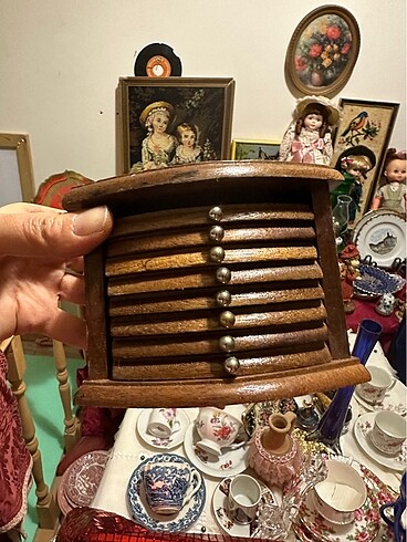 Beden kahverengi Renk Fransız bardak altılığı