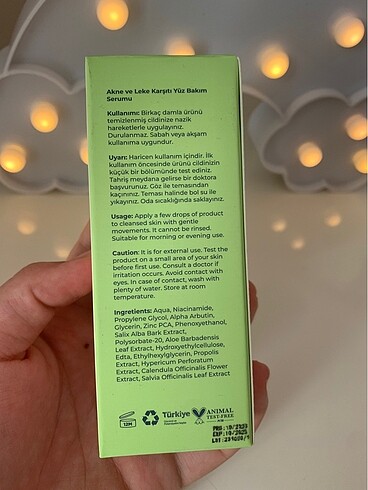 Beden Sivilce ve Leke Karşıtı Arbutin Niacinamide Serum