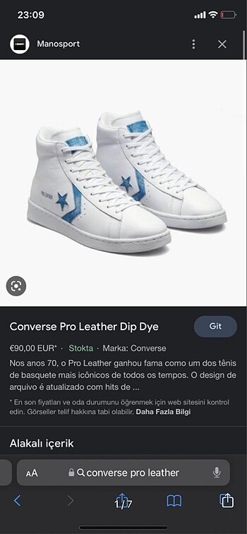 Converse Pro Leather Ayakkabı