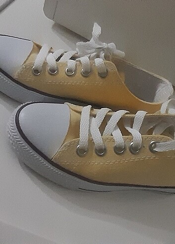 36 Beden sarı Renk Polaris Converse Kadın Ayakkabı 36 Numara Sarı
