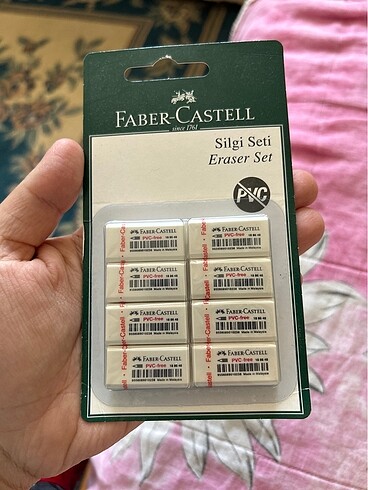  Faber-Castell silgi seti 8li