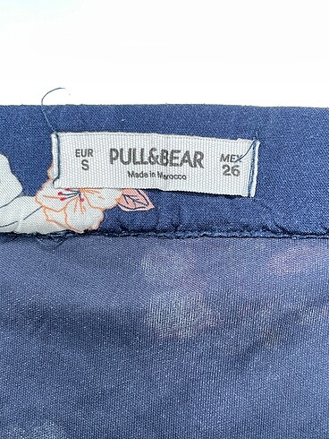 s Beden lacivert Renk Pull and Bear Mini Etek %70 İndirimli.