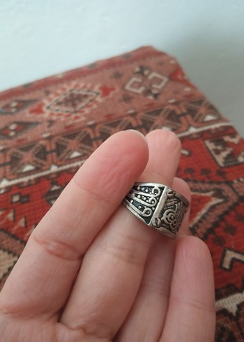 Gri Bohem Erkek Yüzük - Görsel 2