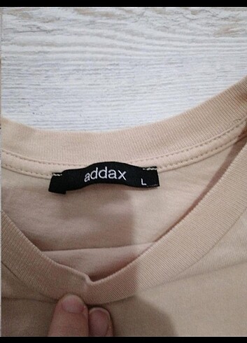 l Beden ten rengi Renk Addax bej crop tişört