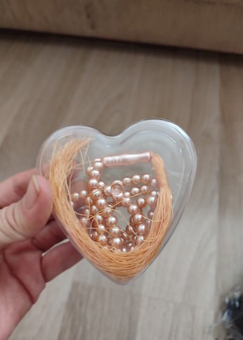 kalp kutulu hediyelik tespih