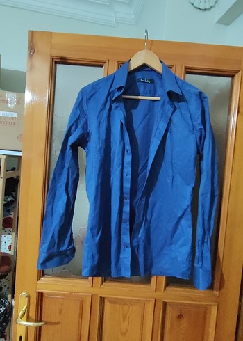 Pierre Cardin Mavi Erkek Uzun Kollu Gömlek Pierre cardin
