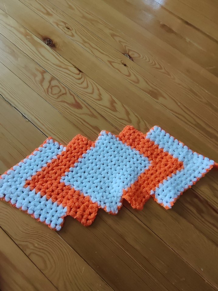 Renkli Örgü Banyo Süngeri - Görsel 3