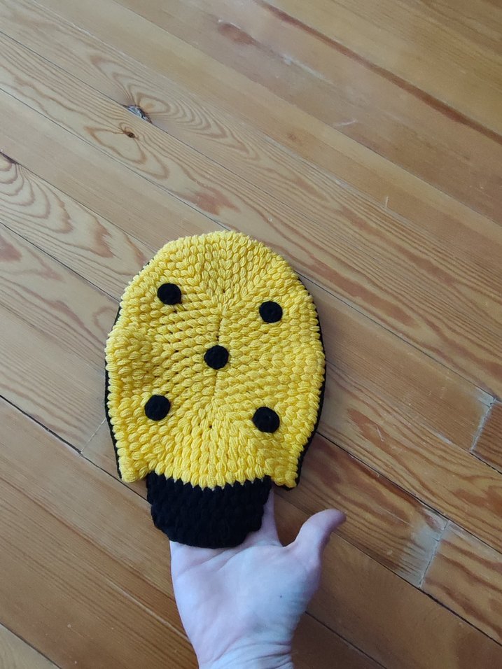 Sarı Noktalı Banyo Süngeri - Görsel 2