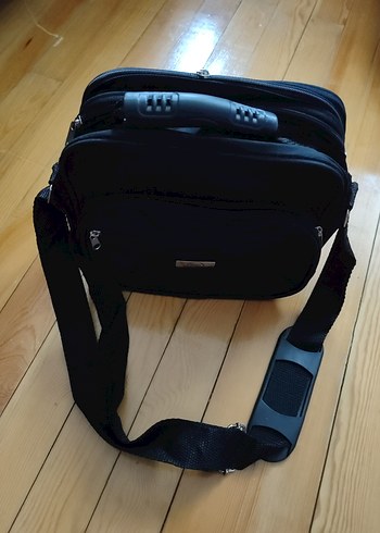 Erkek Siyah Askılı Omuz Çantası - Görsel 6