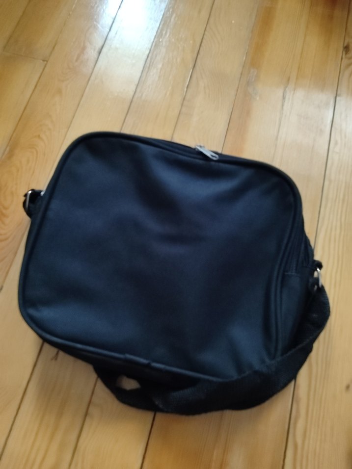 Erkek Siyah Askılı Omuz Çantası - Görsel 5