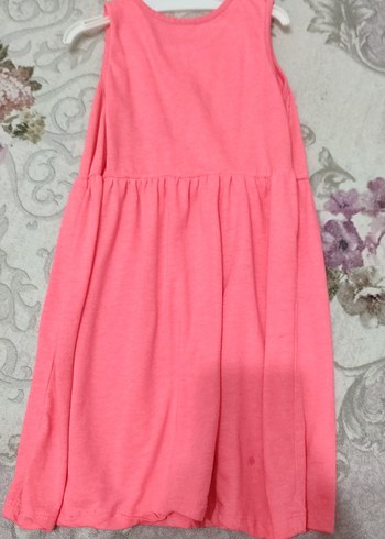 Pembe Kız Çocuk Kolsuz Elbise - Görsel 2