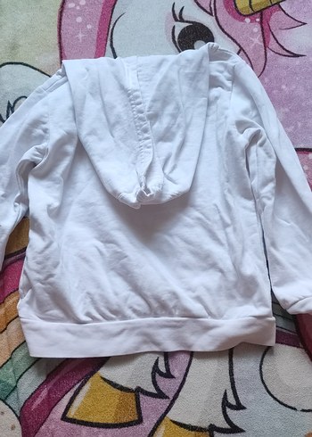 LC Waikiki Erkek Beyaz Kapüşonlu Sweatshirt