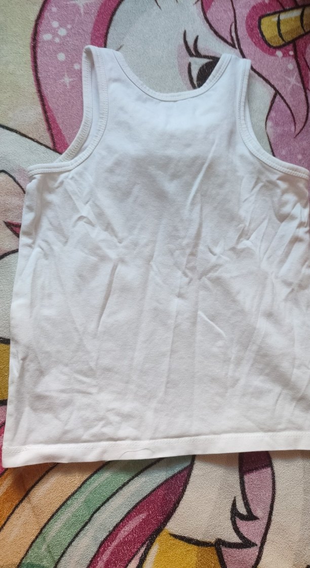 Beyaz Kız Çocuk Atlet - Görsel 2