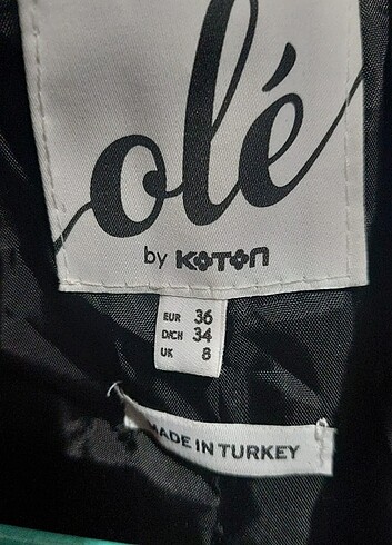 Koton Polar mavi ceket
