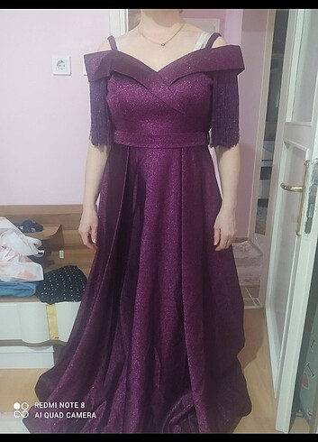 Zara Mor abiye elbise 