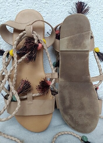 Diğer Bağcıklı sandalet