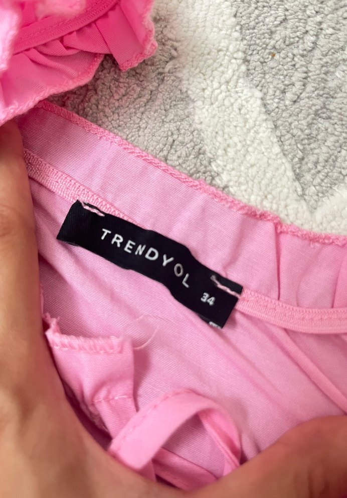 Pembe Mini Pamuk Elbise - Görsel 3