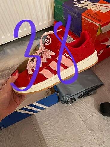 campus red pink 38