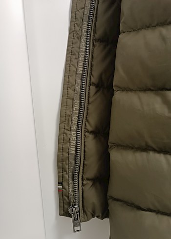 xs Beden Kürklü Haki Kadın Kışlık Mont